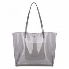 Women's Soft Faux Leather Tote Shoulder Bag